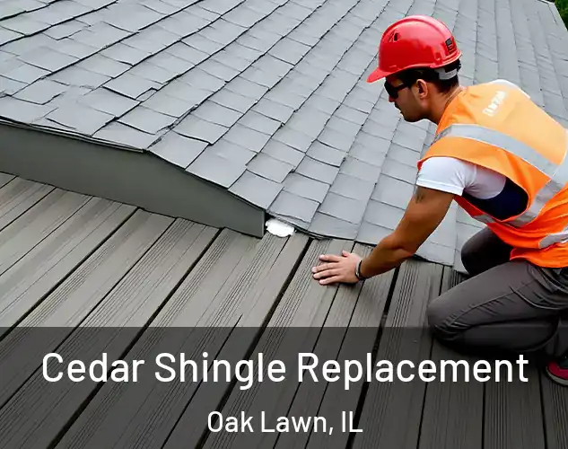  Cedar Shingle Replacement Oak Lawn, IL