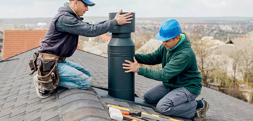 Chimney Flashing Replacement for Storm Damage in Oak Lawn