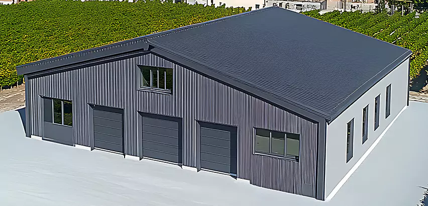 Corrugated Garage Roof Repair in Oak Lawn