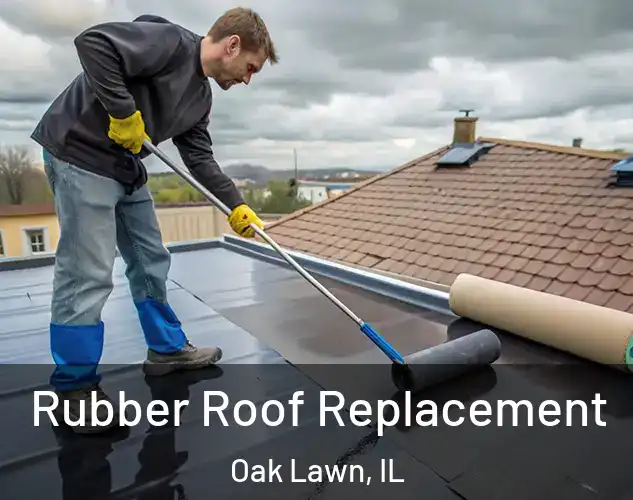  Rubber Roof Replacement Oak Lawn, IL