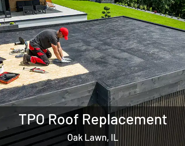  TPO Roof Replacement Oak Lawn, IL